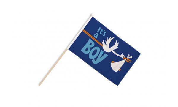 Its a Boy Hand Flags